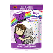 BFF O.M.G. Booya Beef & Chicken Cat Food Pouch